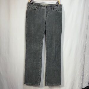 🍟 LOFT corduroy Gray curvy Boot Cut Jeans